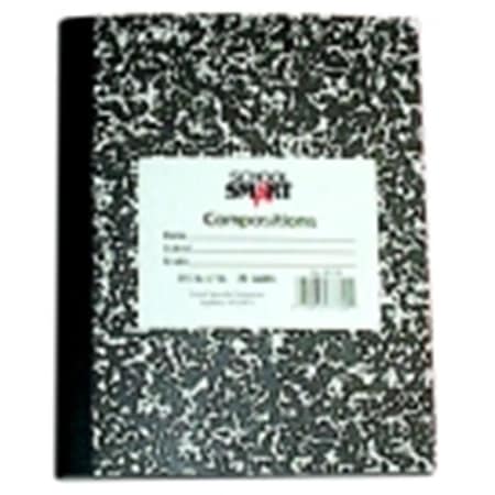 School Smart School Smart 8.5 x 7 in. Flexible Composition Book - 40 Leaves; 80 Sheets 245404